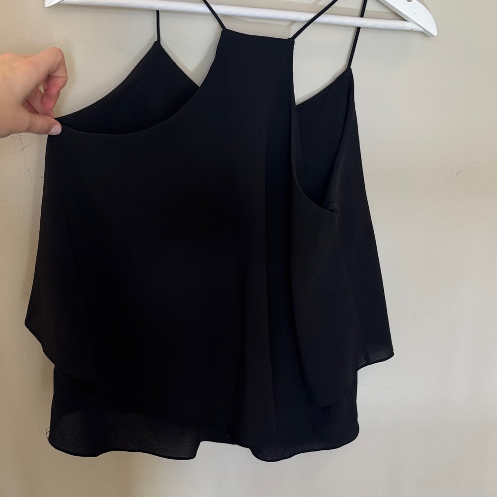 Paper Crane Black Layered Camisole - Picture 4 of 4